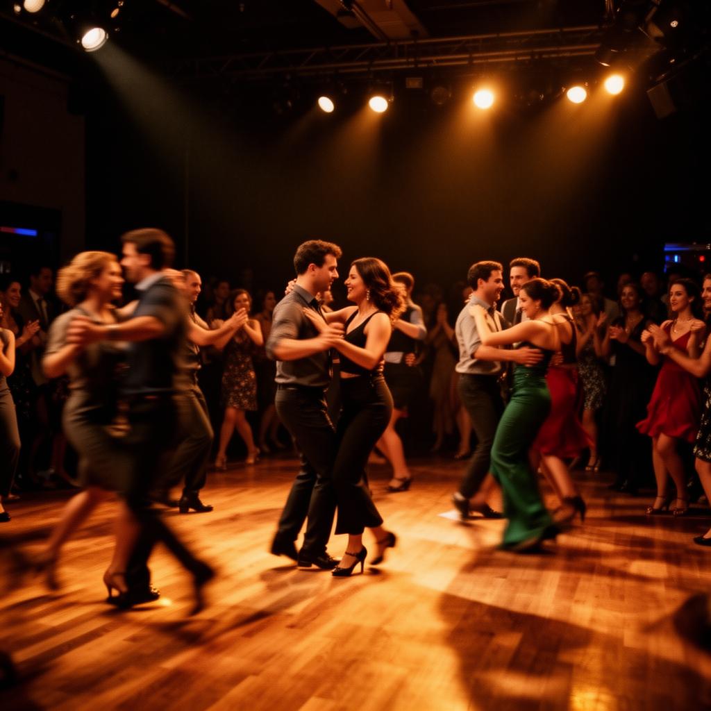 Salsa social dance